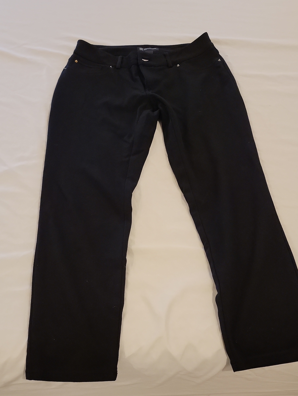 INC International Concepts Black Wide Leg Pants